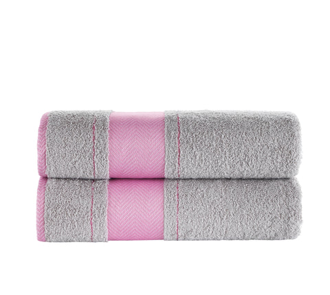 Fishbone Bath Towel - Set of 2