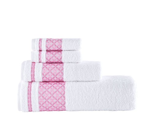 Plaid Bath Towel - Set of 4