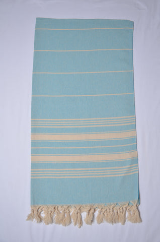 Basak Turkish Towels - [Bath & Beach Towel, Picnic Blanket] - Premium Cotton Turkish Beach Towel - Lightweight Picnic Blanket - KAFTHAN