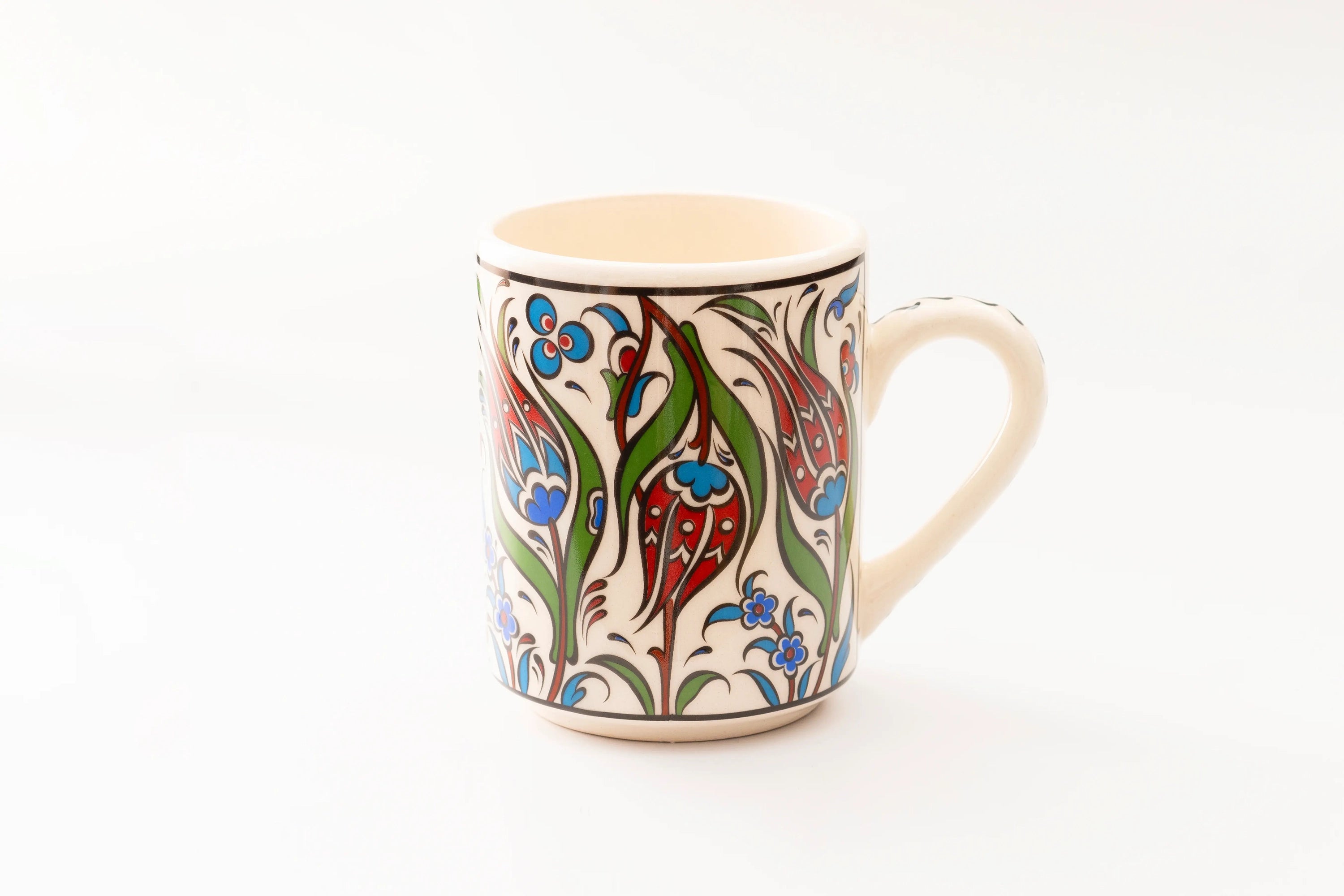 Floral Ceramic Coffee/Tea Mugs - KAFTHAN